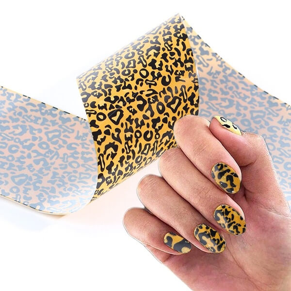 Леопардово фолио за нокти